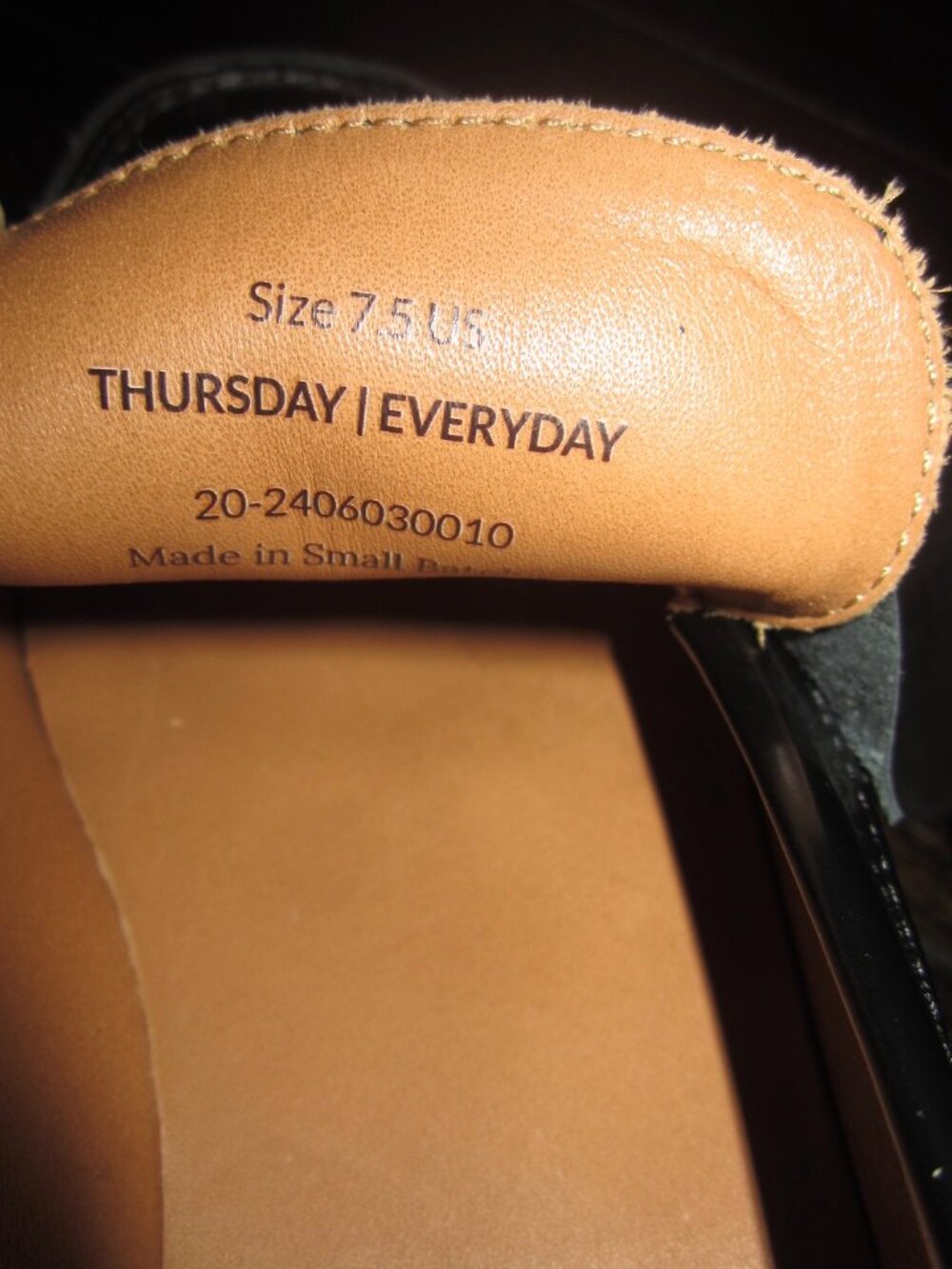 THURSDAY BOOT COMPANY Everyday Black Leather Penny Loafer Women’s 7 1/2 - Picture 11 of 11